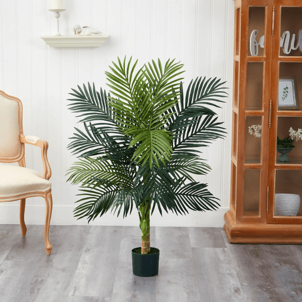 4FT Artificial Golden Cane Palm Tree